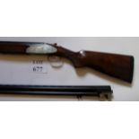 Rizzini E 12 bore over and under side pl