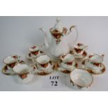 A Royal Albert tea/coffee set in the `Ol