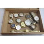 Four various wristwatches and a collecti