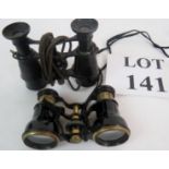 A pair of antique French opera glasses e