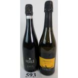 2 bottles of sparkling wine comprising P