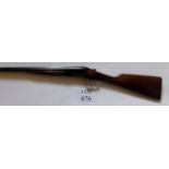 Baikal side by side 12 bore shotgun, ser