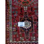 A fine Karajeh carpet/runner, in good co