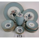 A vintage Royal Worcester `Woodland' pattern 29 piece part service.