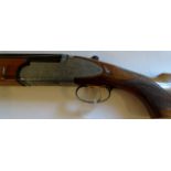 12g Rizzini E O/U shotgun, ser.no. 32183, barrels 26", chambers 2.75", stock 14.