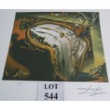 Salvador Dali (Spanish, 1904-1989) - 'Melting Clock', pencil signed limited edition lithograph,