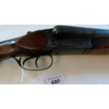 12g virtually unused side by side shotgun by Baikel,