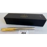 Parker fountain pen with box bearing date code IIIP for 1997.
