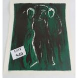 John Piper (1903-1992) - 'Three Figures', pencil signed limited edition lithograph, number 38/90,