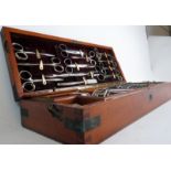 A 19th century field surgery kit by S Maw Son & Sons for the British Military,