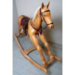 A large David Bailey #2 rocking horse, s