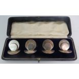 Four silver place holders hallmarked Che