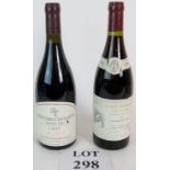 Two bottles of vintage red Burgundy 1 bottle of Domaine Rossingnol Trapet Latricieres Chambertin