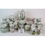 A large quantity of Portmeirion tea and coffee wares,