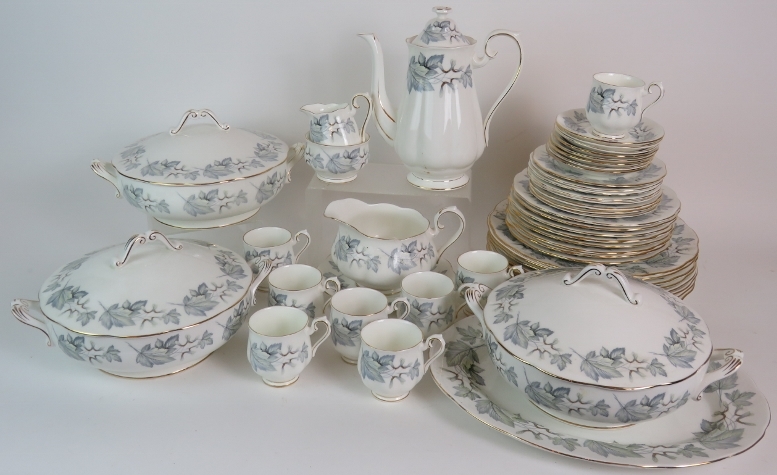 A royal Albert 'silver maple' 52 piece dinner and coffee service comprising: 8 dinner plates; - Image 5 of 5