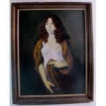 Attributed to Robert Lenkiewicz (1941-2002) - `YANA' (Project 19), oil on canvas laid on board,