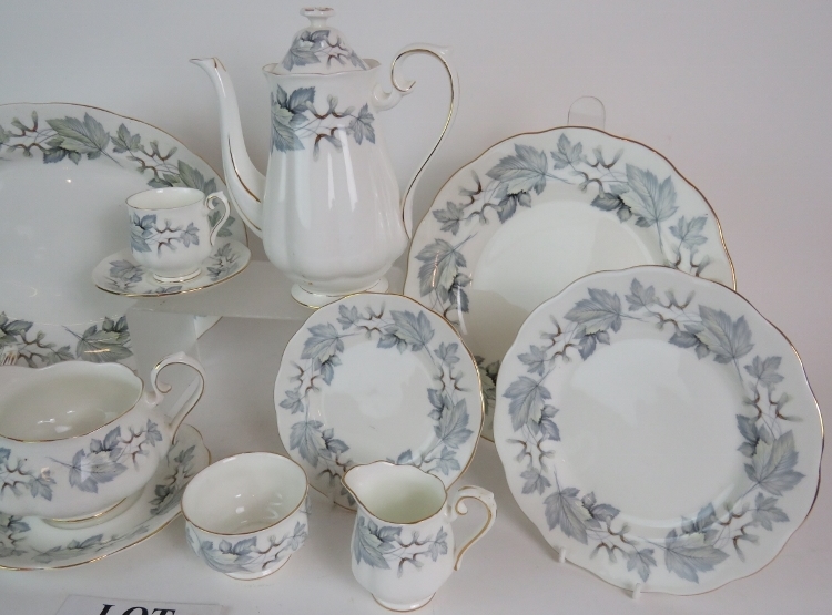 A royal Albert 'silver maple' 52 piece dinner and coffee service comprising: 8 dinner plates; - Image 2 of 5