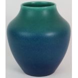 A Pilkington Royal Lancastrian vase with graduated blue/green glaze. Height 21cm.