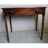 A 19th century mahogany hall table with