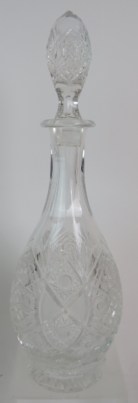 Six cut glass drinks decanters, 19th Cen - Image 3 of 6