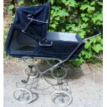 A vintage Gessbein 'Panorama' pram with