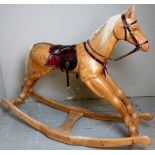 A large David Bailey #2 rocking horse, s