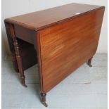 A Victorian mahogany drop leaf gate leg