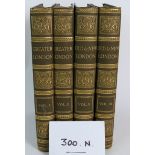Four volumes on Victorian London by Edward Walford, published by Cassell.