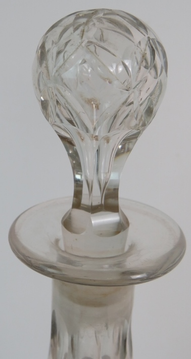 Four cut glass decanters and a cut glass carafe, tallest is 33cm. - Image 3 of 6