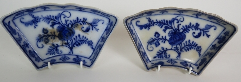 An antique German porcelain hand decorated fruit basket being supported by four Putti, - Image 6 of 9