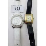 A Brooks & Bentley Cristalle ladies wristwatch, Swiss movement,
