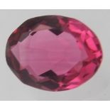 Natural pink topaz 9.27cts gemstone, 15mm x 11.50mm x 7.