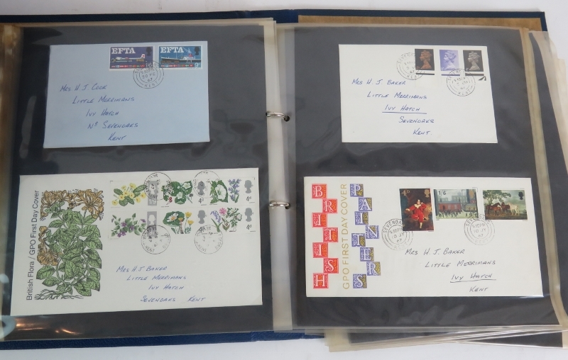 A collection of first day covers covering 1960's-1990's and some older. Contained in seven albums. - Image 4 of 7