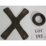 An African copper Katanga Cross,