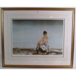 After Sir William Russell Flint (1880-1969) - 'A female beauty', limited edition colour print,