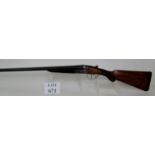 12g Midland Gun & Co. of Birmingham, s.b.s. shotgun, ser.no.96704, barrels 30", chambers 2.