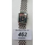 A Credit Suisse platinum 999.5 ladies wristwatch, boxed. In good virtually new condition.