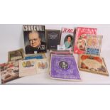 A collection of Royal Ephemera including 10 copies of the illustrated London news 1935/36 and a