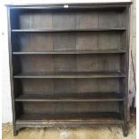 A 20th century freestanding open bookcase with 4 shelves. Condition report: Good overall condition.
