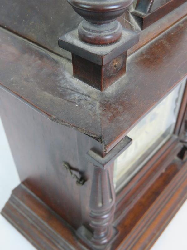 A late 19th Century Junghans oak cased s - Image 5 of 7