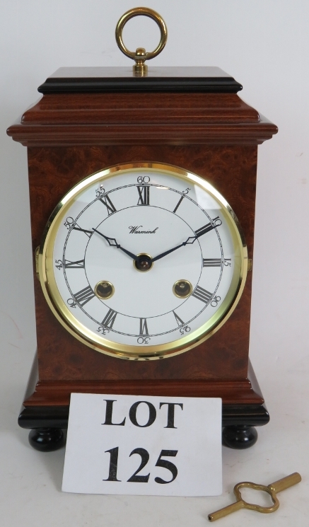 A modern Warmink striking mantel clock w