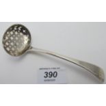 A Georgian silver sifter spoon, London 1