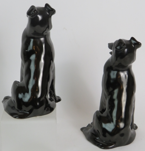 Two very rare black Royal Doulton Collie - Image 3 of 6