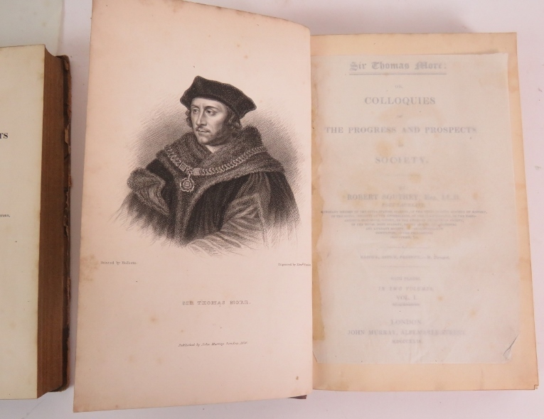 "Sir Thomas More or colloquies on the pr - Image 4 of 5