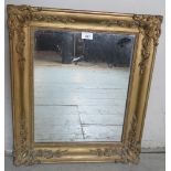 A small 20th Century gilt framed rectang