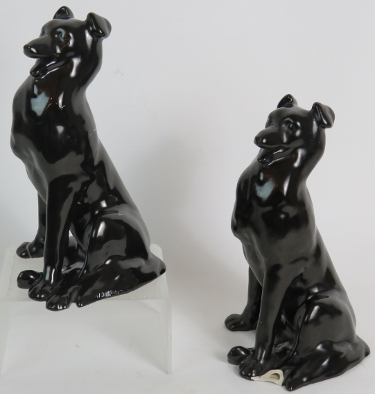 Two very rare black Royal Doulton Collie - Image 2 of 6