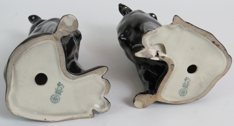 Two very rare black Royal Doulton Collie - Image 6 of 6