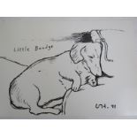 David Hockney (British, b 1937) - 'Little Boodge (detail)' 1993, 1853 Gallery, Salts Mill, Saltaire,