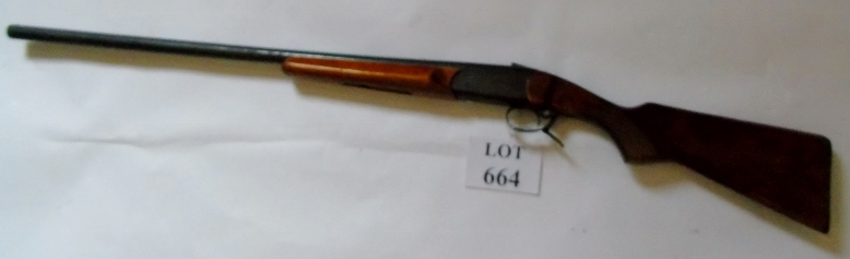 Russian Baikel single barrel shotgun. S/No 911138. Estimated: £20-£40.