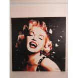 Mark Grimshaw (British, b 1957) - Marilyn Monroe', 'Amy Whitehouse', Eric Cantona',